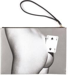 Seletti Poșetă Toiletpaper Two of Spades plată 28 cm cu toartă (02580)