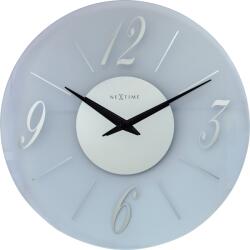 NeXtime Стенен часовник Dali кръгъл прозрачно-сив (3304FR)