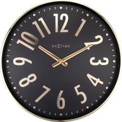NeXtime Стенен часовник Alchemy черно-златист (3288ZW)