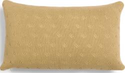 ESSENZA HOME Pernă decorativă Knitted Ajour 30 x 50 cm galbenă (100182-522-01)