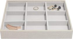 Stackers Casetă pentru bijuterii Stackers Croc cu 9 compartimente classic putty (75987)