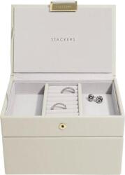 Stackers Casetă pentru bijuterii Stackers dublă mini bej deschis (75614)
