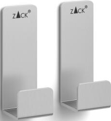 Zack Agățători de perete Potes 5, 5 cm otel inoxidabil mat 2 buc (40608) Agatator cuier