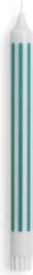 HAY Lumânare Hay Pattern cu benzi verticale verde (AB361-D274)