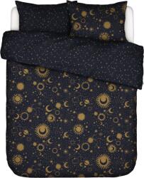 Covers & Co Lenjerie de pat Luna Tic 200 x 220 cm albastru-închis cu 2 fețe de pernă 60 x 70 cm (550521-100NL-002) Lenjerie de pat