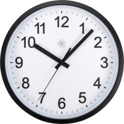 NeXtime Стенен часовник Robust 25, 5 см черно-бял (7366ZW)