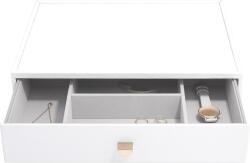 Stackers Casetă pentru bijuterii Stackers Pebble adâncă supersize albă cu sertar (75904)