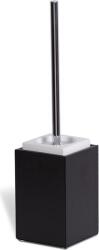 DECOR WALTHER Perie de WC Brownie alb cu negru crom (0940560)