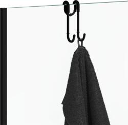DECOR WALTHER Umeraș pentru cabină de duș pentru prosoape Decor Walther negru mat (0900660)