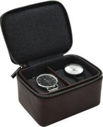 Stackers Cutie de voiaj pentru ceasuri Stackers compartimentată în două maro (75396)