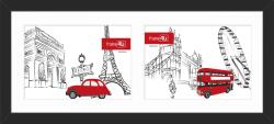 STYLER Ramă pentru fotografii Japan 15 x 37 cm neagră (RA-13198)