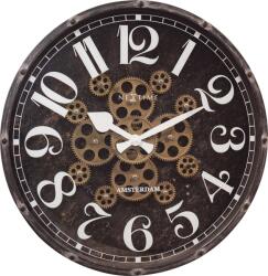 NeXtime Стенен часовник Henry кафяв (3282ZW)