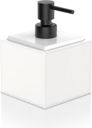 DECOR WALTHER Dozator de săpun Brownie alb cu pompă neagră (0937250)