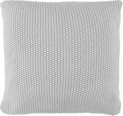 Marc O'Polo Pernă Nordic Knit 50 x 50 cm argintie din bumbac organic (730132-4841-006)