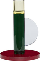 Hübsch Suport pentru lumânare clasică Astro 14 cm verde (991418)