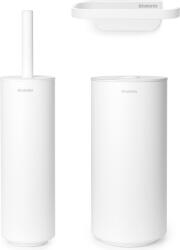 Brabantia Accesorii pentru baie MindSet albe de oțel 3 el (303920)