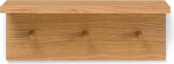 Ferm Living Cuier tip bandă cu raft Place S lemn de stejar natural (1104265692) Agatator cuier