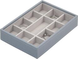 Stackers Casetă pentru bijuterii Stackers cu 11 compartimente mini gri albastru (73746)