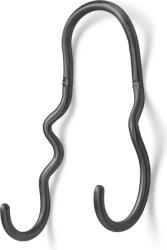 Ferm Living Cuier Curvature alamă neagră dublu (1104263715) Agatator cuier