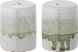 Bloomingville Solniță și piperniță Paula culoare verde-crem (82060779)