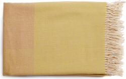 tre Карирано одеяло Blend Throw жълто-бяло (BT150YW)