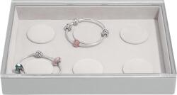 Stackers Casetă pentru brățări cu talisman Stackers classic gri pietros cu capac mic (74726)