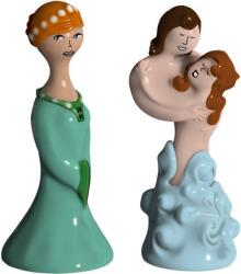 A di Alessi Figurine Paolo e Francesca & Beatrice din porțelan 2 buc (AMGI42SET2)