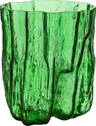 Kosta Boda Vază Crackle 27 cm verde cristalică (7042213)