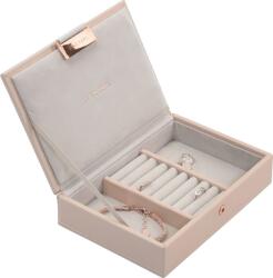 Stackers Casetă pentru bijuterii Stackers mini roz deschis cu capac mic (73765)