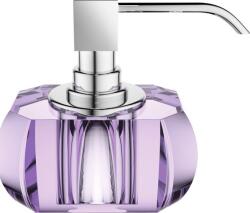 DECOR WALTHER Dozator de săpun Kristall violet cu pompă cromată (0924280)