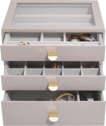 Stackers Casetă pentru bijuterii Stackers classic taupe cu 3 sertare (75886)
