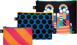 LOQI Borsete LOQI Artist Craig & Karl Don't Look Now & We are One din materiale reciclate 3 buc