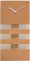 NeXtime Стенен часовник Bold Stripes металомеден (2855co)