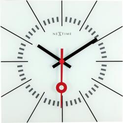 NeXtime Стенен часовник Stazione бял (8636wi)