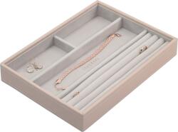 Stackers Casetă pentru bijuterii Stackers cu 4 compartimente, cu 4 compartimente classic roz deschis (73762)