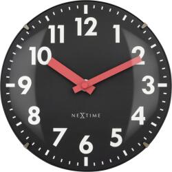 NeXtime Стенен или настолен часовник Duomo Mini черен (3533ZW) Будилник