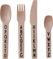 Design Letters Tacâmuri pentru copii AJ Kids nude 4 el (20201301NUDE) Set pentru masa bebelusi