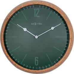 NeXtime Стенен часовник Cork зелен (3509GN)