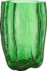 Kosta Boda Vază Crackle 37 cm verde cristalică (7042212)