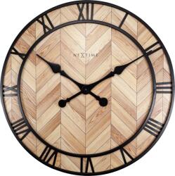 NeXtime Стенен часовник Roman Vintage светло дърво (3245)