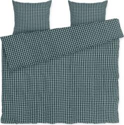 Juna Lenjerie de pat Bæk & Bølge 200 x 220 cm verde-albastră cu 2 fețe de pernă 60 x 63 cm (637119) Lenjerie de pat