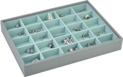Stackers Casetă pentru bijuterii Stackers cu 25 compartimente classic gri-verde mentă (73548)