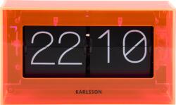 Karlsson Часовник Boxed Flip акрил оранжев (KA5976OR) Будилник