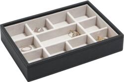 Stackers Casetă pentru bijuterii Stackers cu 11 compartimente mini catifea neagră (75467)