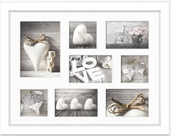 STYLER Ramă pentru 8 fotografii Malmo 41 x 51 cm albă (RA-13916)
