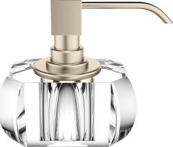 DECOR WALTHER Dozator de săpun Kristall transparent cu pompă de nichel (0939156)