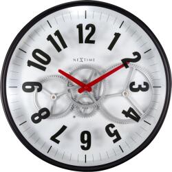 NeXtime Стенен часовник Modern Gear Clock бял (3259WI)
