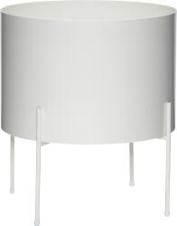 Hübsch Jardinieră Airy 42 cm albă (941604)