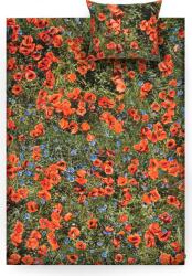 Foonka Lenjerie de pat Hayka desen mac 150 x 200 cm separată cu față de pernă 70 x 80 cm (150x200/70x80-P) Lenjerie de pat