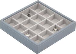 Stackers Casetă pentru talismane Stackers cu 16 compartimente albastru-gri (73749)